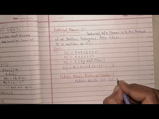 Factorial Number in Java | Factorial Program Explained with Example | DSA Basics