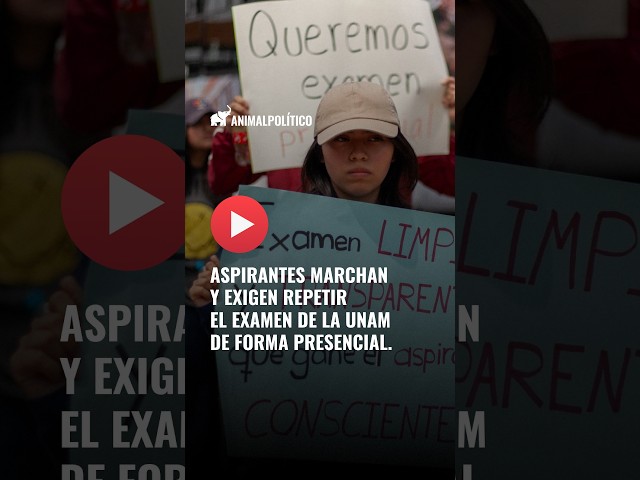 Aspirantes de la UNAM que pasaron examen exigen continuar con inscripciones