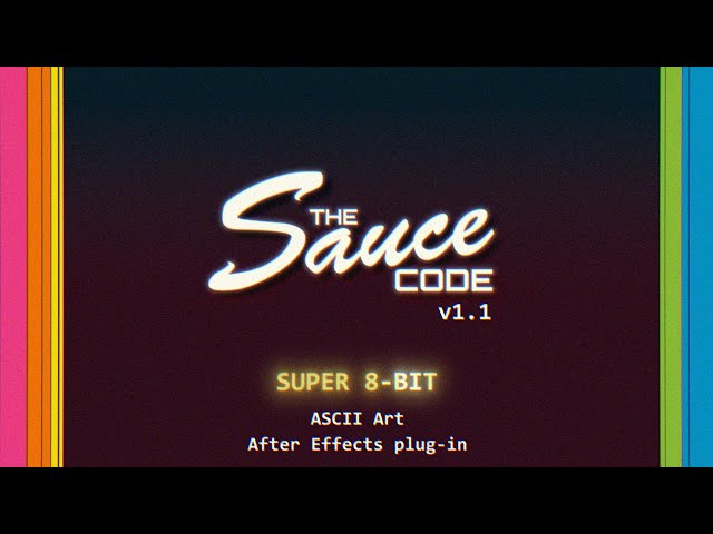 theSauceCode - The Ultimate ASCII Plugin for After Effects | Official Trailer