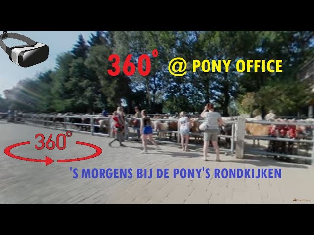 Throwback 🔴 360º video bij  het uitzoeken van de pony's ♥ Ponyparkcity Pony Office