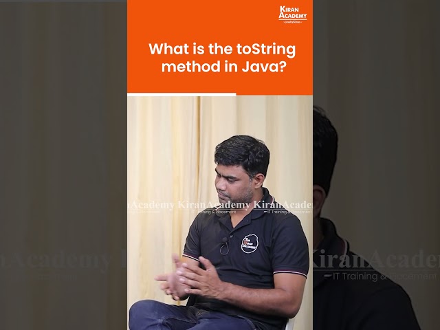 What is the toString method in Java?