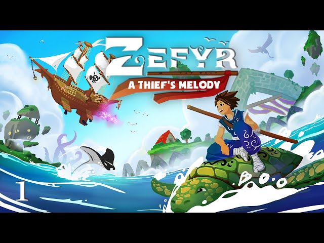 The First Quest And A Walk Around Eolia Island - Zefyr: A Thief's Melody - Walkthrough E01