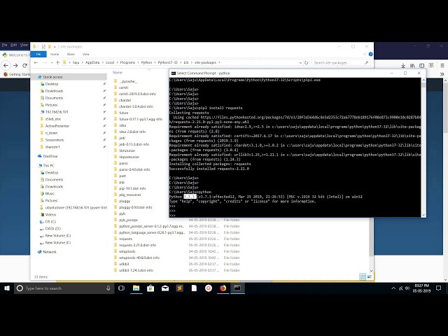 How to Install requests module in Python 3 on Windows 10/8/7