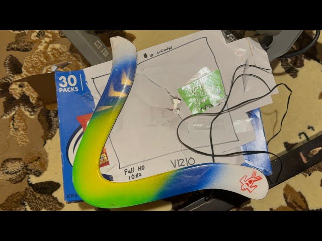 End for a Cardboard Vizio Full HD 1080 TV