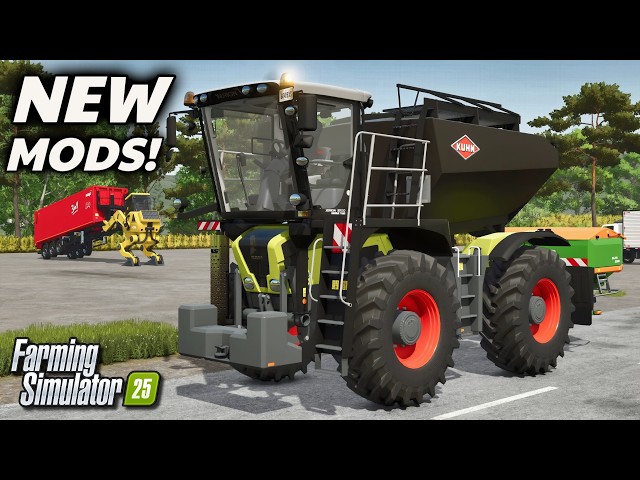 New Mods! - Parker 1400 System, Xerion 3000 Saddle Trac, & MB Accelo! | Farming Simulator 25