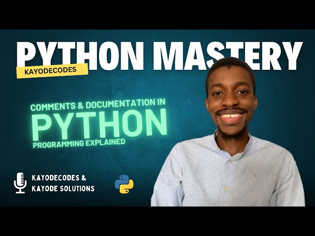 Comments & Documentation In Python