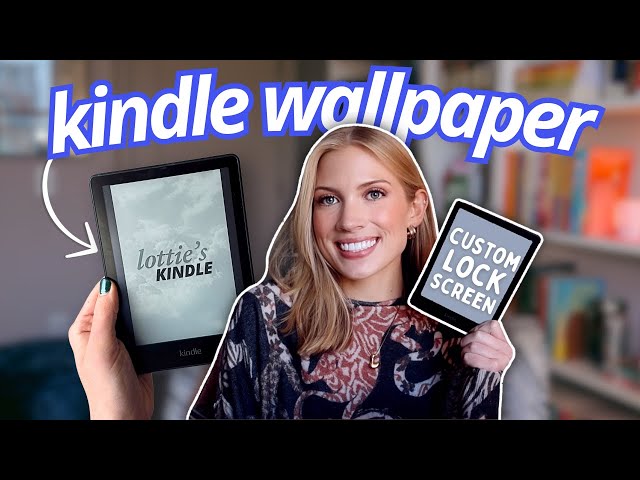 how to customize your kindle wallpaper 🎨📖