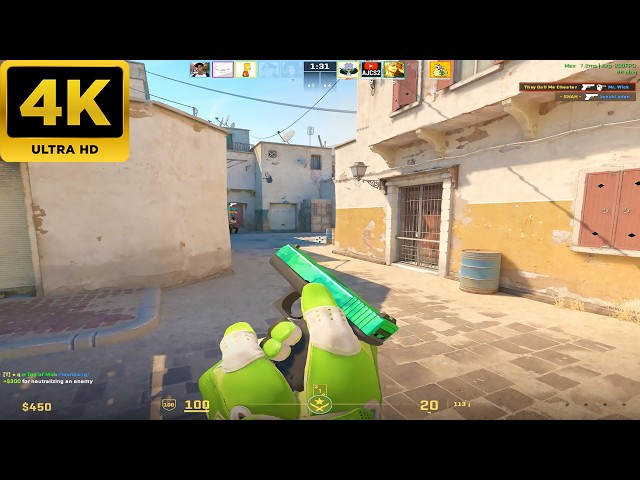 Counter Strike 2 -  Dust 2 - Full Gameplay