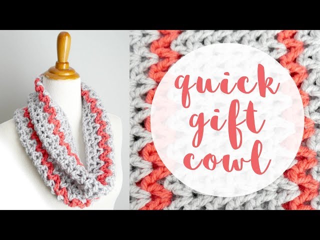 How To Crochet the Quick Gift Cowl (12 Weeks of Gifting Series)