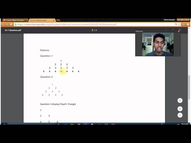 Looping and branching statements
