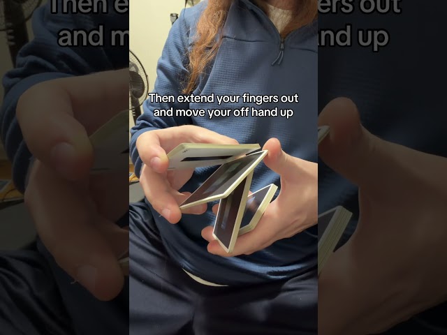 Kickflip cardistry tutorial #cardistry #magic #fyp #satisfying #tutorial