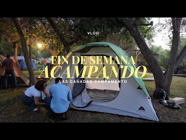 VLOG: un fin de semana acampando, las cañadas campamento, albercas, familia