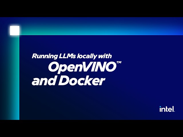 OpenVino Model Server Demo // The Easiest Way to Run LLMs Locally​ | Intel Software