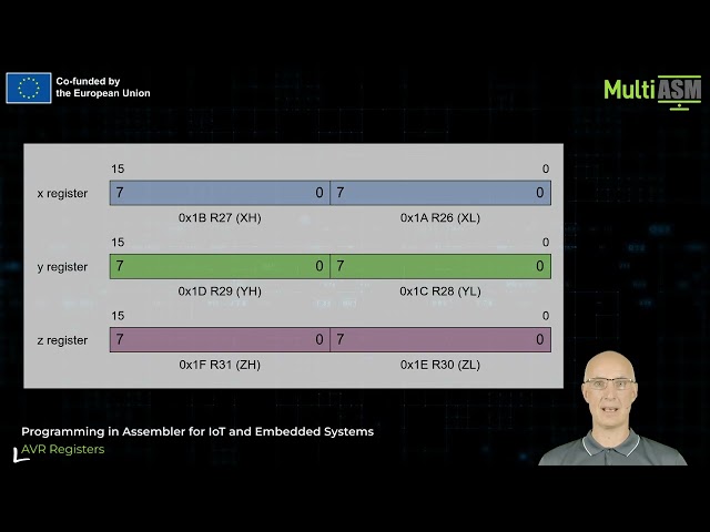 MultiASM2x 4 AVR Registers