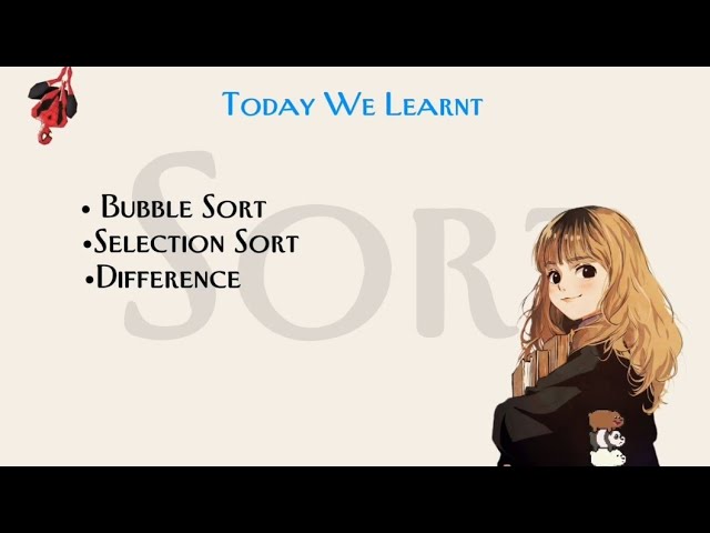 Bubble Sort vs Selection Sort Explained | Difference Between Bubble & Selection Sort | DSA