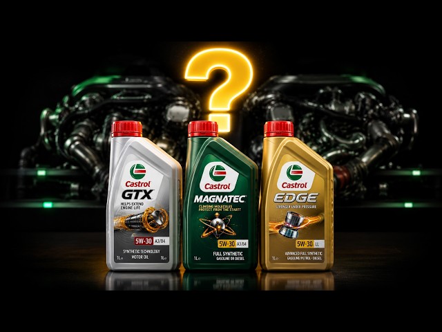 Aceite Castrol: ¿Qué GAMA elegir? EDGE, MAGNATEC o GTX