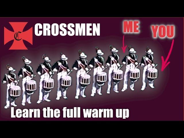 HOW TO play Crossmen 1992 snareline LOT warm up