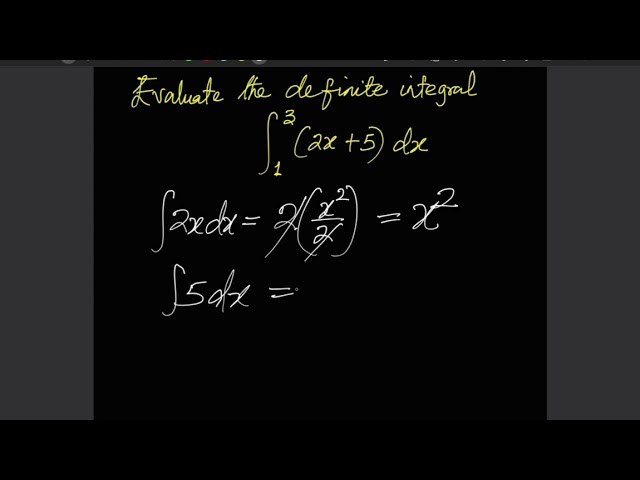 Definite Integrals Made Easy | Solve ∫₁³(2x + 5)dx Step by Step | Calculus