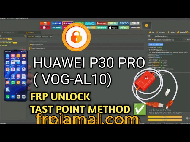 Huawei P30 Pro/ Remove FRP/ Unlock Tool/ 👁‍🗨🟢EDL mode