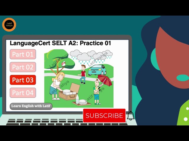 LanguageCert A2:  4 Parts Speaking test 01  #englishwithlatif