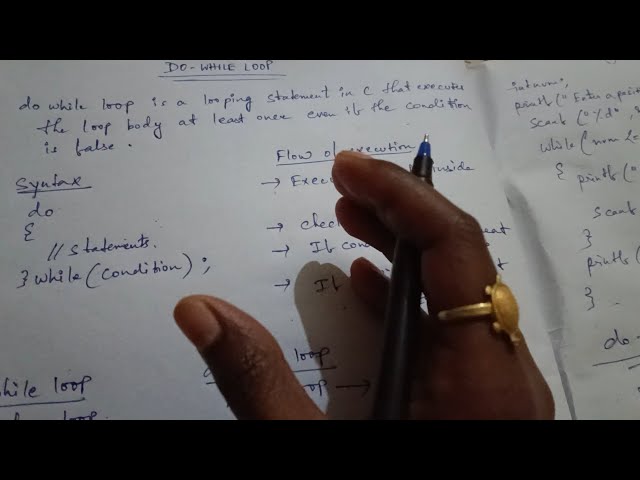 C-14  Do while loop in C with program | C Programming Tutorials 