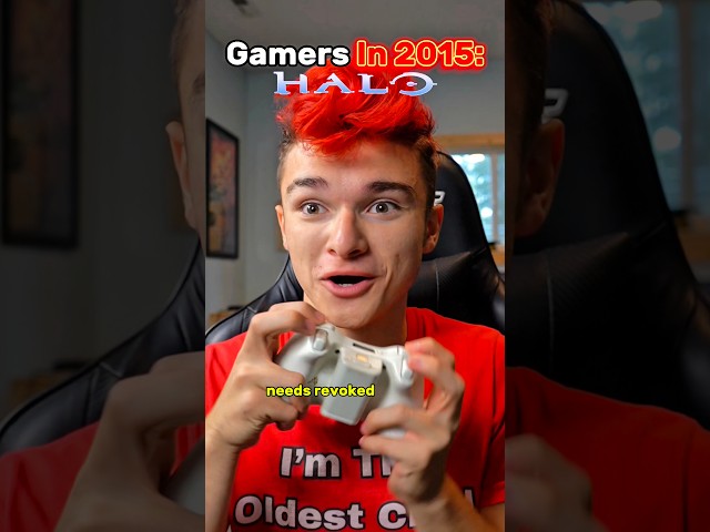 Gamers Then VS. Now #shorts