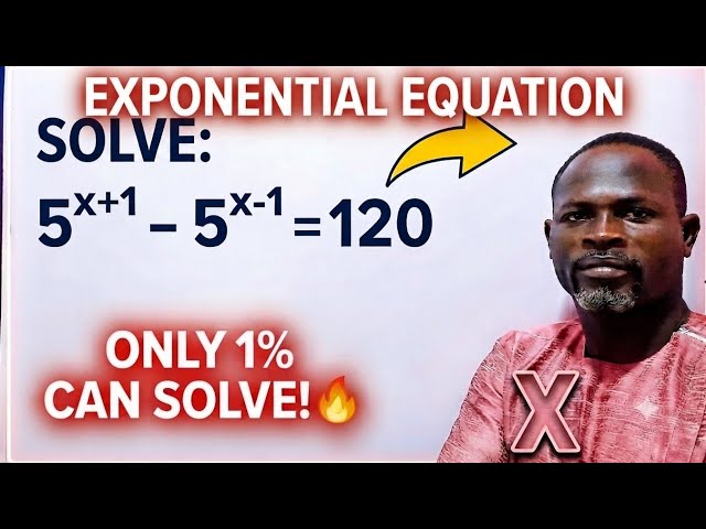 EXPONENTIAL EQUATION || Menalights tv