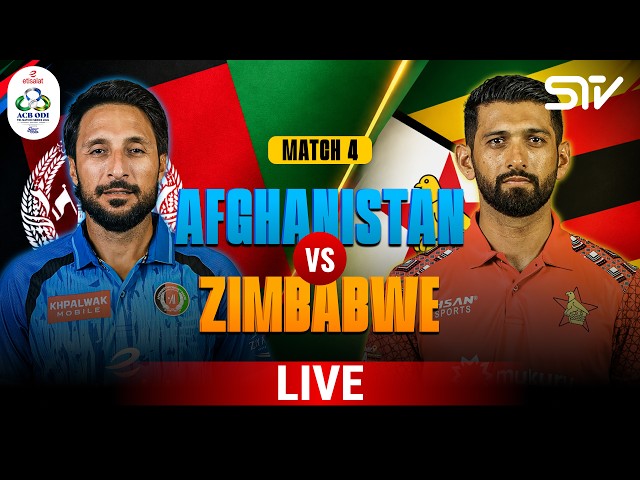 Live | Afghanistan vs Zimbabwe | Match 4 | Final Match | Afghanistan ODI Tri-Series 2026 | M9R1K