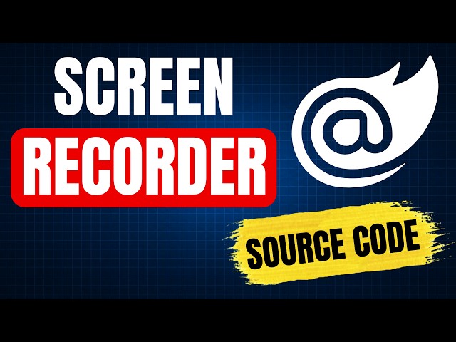 How I Built a Screen Recorder in Blazor (Source Code Included)