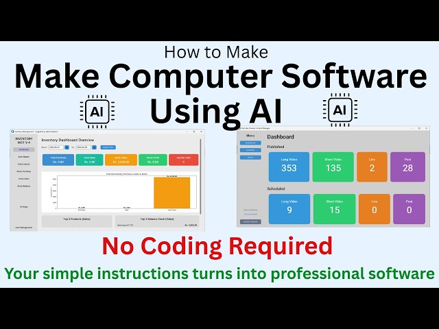 How to Make Computer Software Using AI (No Coding)