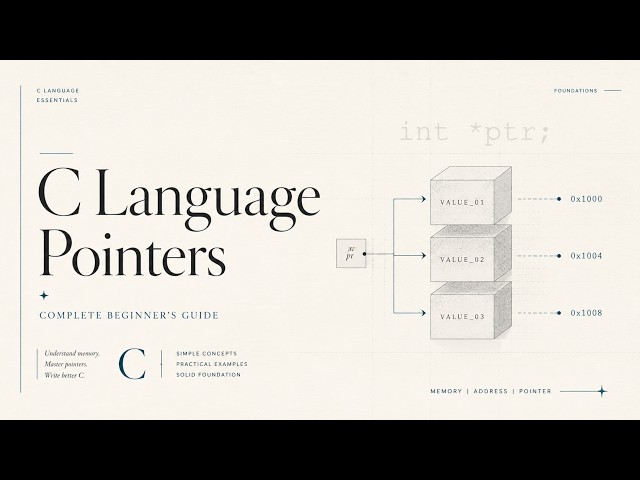 Pointers in C Programming | Complete Beginner's Guide with Examples