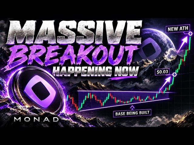 I CALLED THE BREAKOUT PERFECTLY!! NOW MONAD IS EXPLODING!!! | Monad Emergency Breakout Update