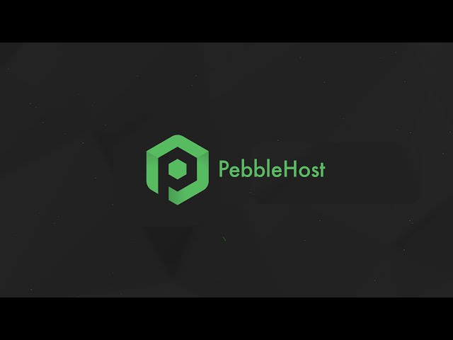 Welcome to PebbleHost