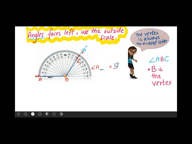 How to use a PROTRACTOR? Grade 4 Lesson 4