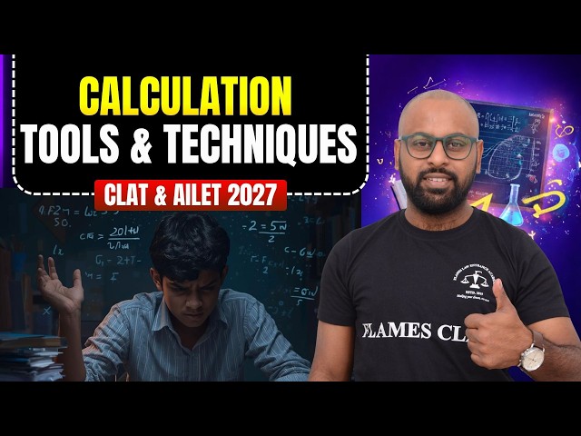 Important Calculation Tips and Tricks for Quants │ CLAT 2027 │ FLAMES CLAT