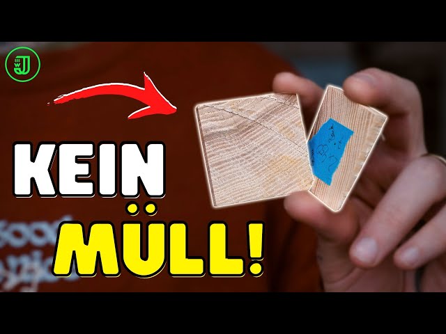 Schmeiß KLEINE HOLZRESTE nicht weg! BAU DAS! 😱 | Geniales Restholz Projekt | Jonas Winkler
