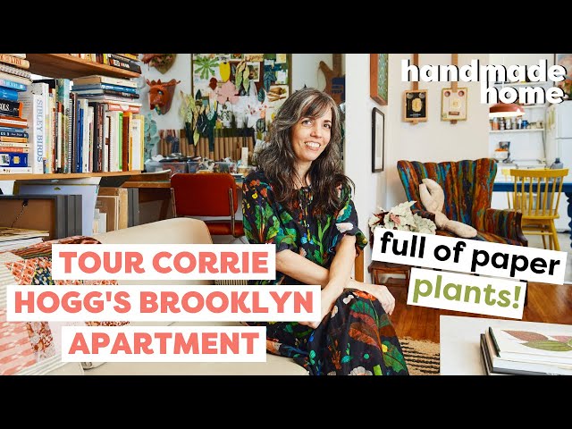 Tour This Brooklyn Apartment Filled With...Paper Plants! | Handmade Home