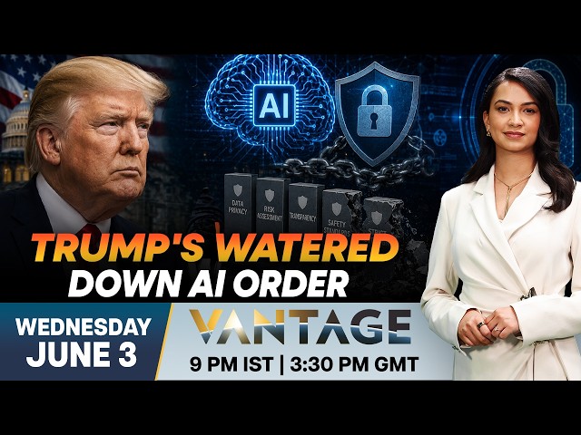 Trump LIVE: Why Trump Killed One AI Plan Then Signed Another? | Vantage on Firstpost