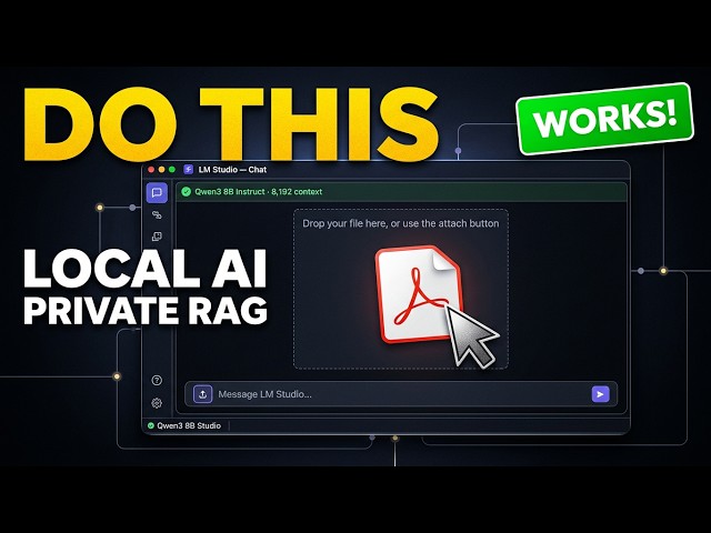 Chat with YOUR Documents — Private AI in LM Studio (RAG, 2026)