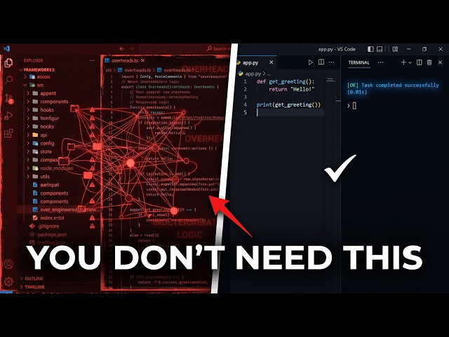 Your AI Agent Is Just a While-Loop (40 Lines, Python)