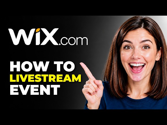 How To Add A Livestream Event To A Website With Wix Editor