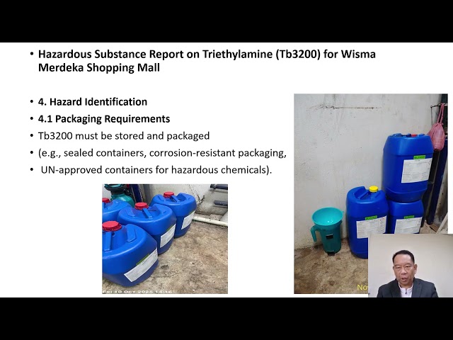 OSHH 2613 A1 Presentation on Hazardous Substance Incidents for Wisma Merdeka   Christopher Shaw SCSW