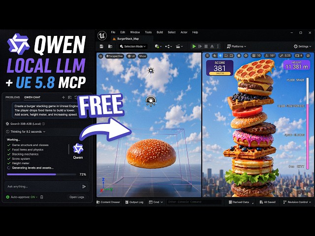 Can Local LLM Actually Build a Game in Unreal Engine 5?