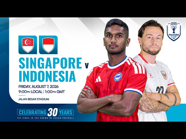 LIVE | Singapore (SIN) vs Indonesia (IDN) | ASEAN Hyundai Cup™ 2026 Group Stage