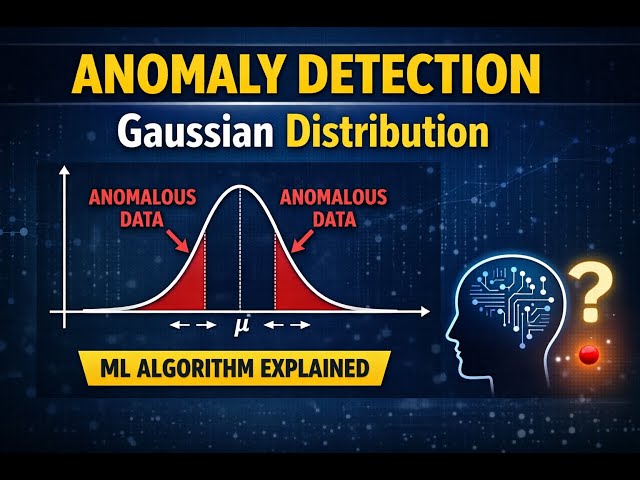 Anomaly Detection in Machine Learning | Gaussian Distribution Explained (Step-by-Step)