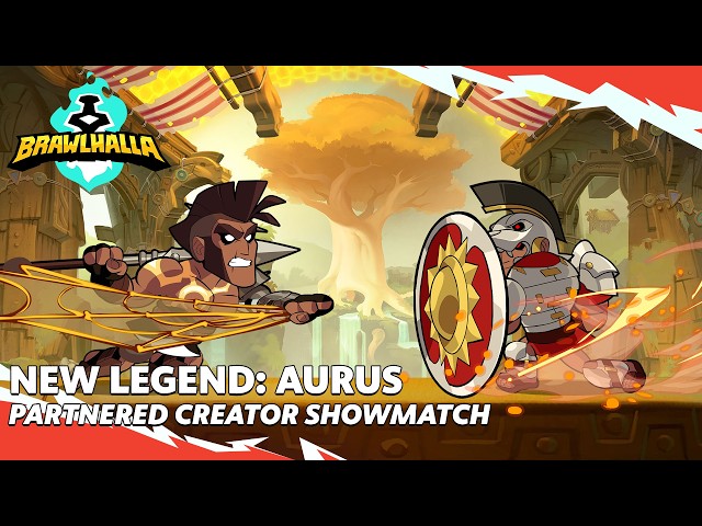 Brawlhalla New Legend: Aurus | Partnered Creator Showmatch