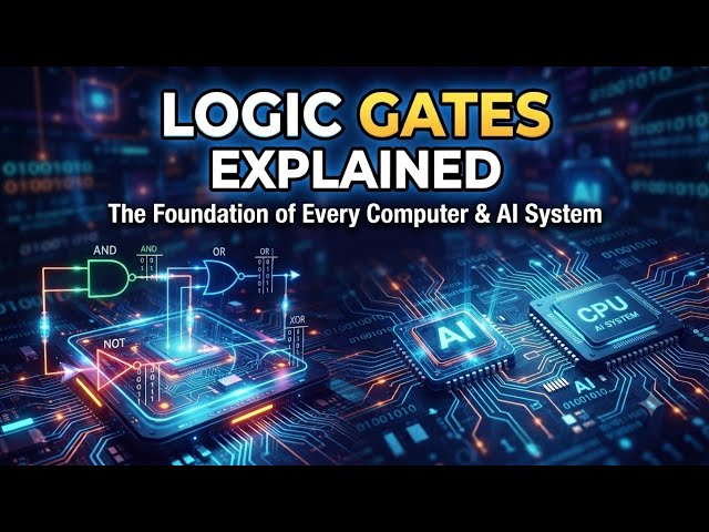 Topic 2. Logic Gates Explained | The Foundation of Every Computer & AI System
