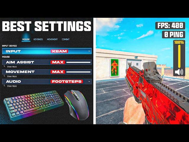 Metaphors #1 Mouse and Keyboard Settings Guide + Movement Tips