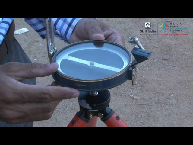 5 steps for Adjustments of Prismatic Compass