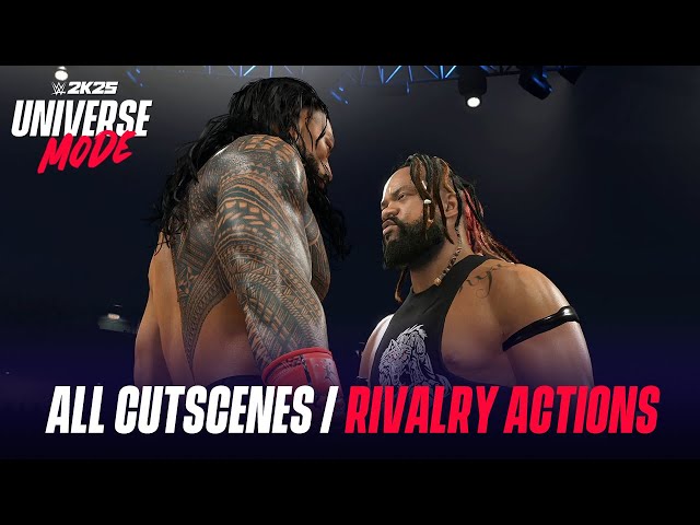 WWE 2K25 Universe Mode: All Custcenes!